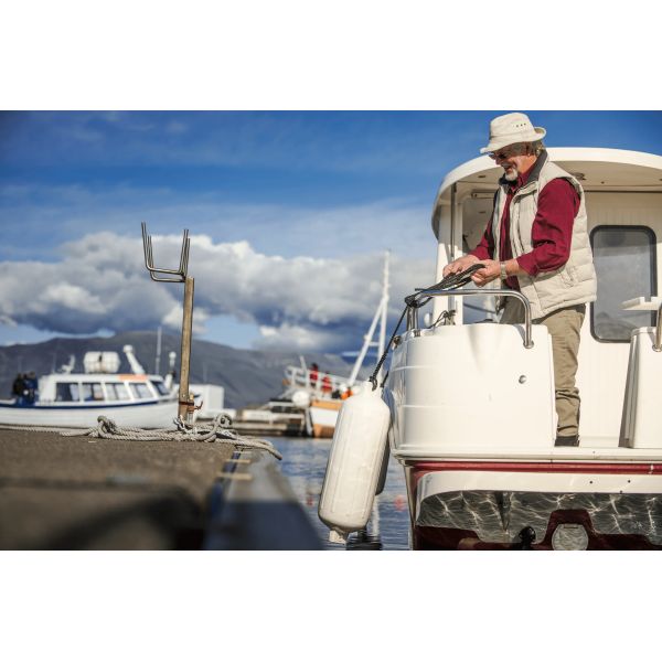 Pare-battage cylindrique G blanc - N°4 - comptoirnautique.com