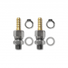 Jeu de raccords droits pour tuyau souple Ø8 mm