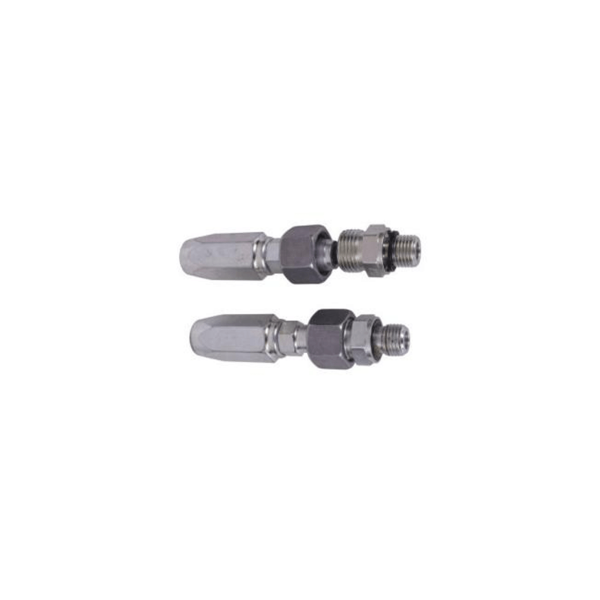 Jeu de raccords droits pour flexible Ø8 mm - inox - N°1 - comptoirnautique.com
