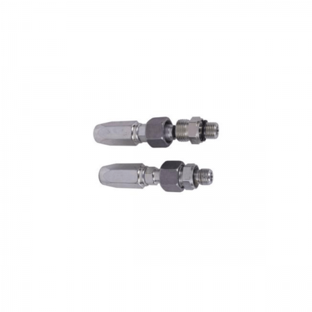 Jeu de raccords droits pour flexible Ø8 mm - inox