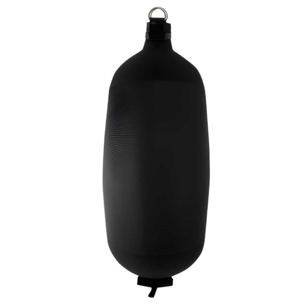 Inflatable fender FENDERTEX C104 black - N°1 - comptoirnautique.com