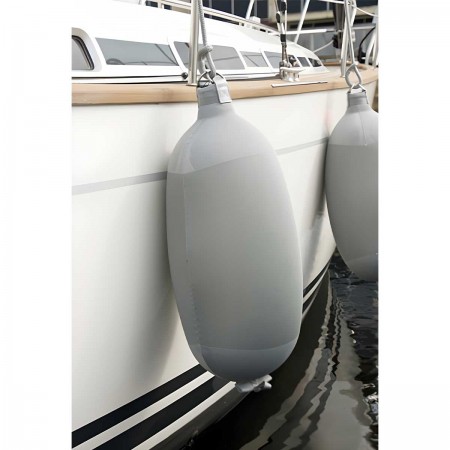 Pare-battage Gonflable SGerste – PVC Marin, UV Résistant, Forme Ronde 25x31cm, Pour Bateau, Jetée, Marquage