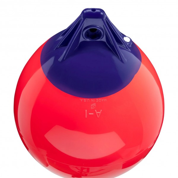 Schermo-Battitore sferico A1 testa rossa e blu - N°2 - comptoirnautique.com