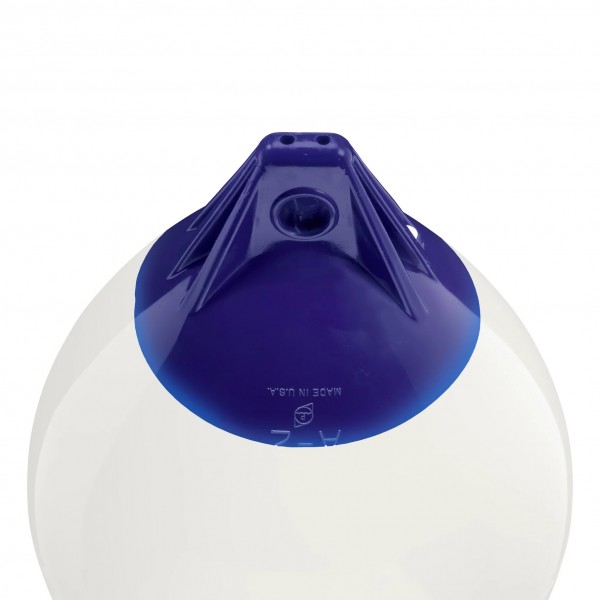 Fender and buoy Polyform A2 white/blue head - N°2 - comptoirnautique.com