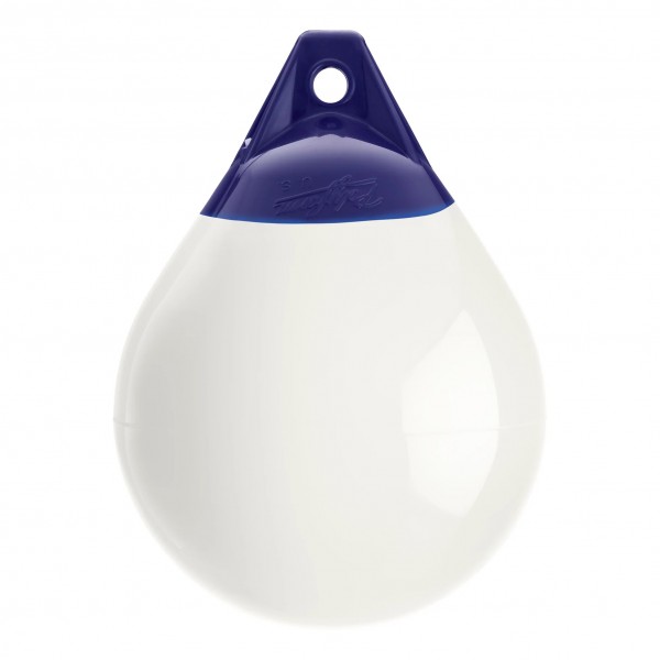 Pare-battage sphérique A2 blanc et tête bleue - N°1 - comptoirnautique.com