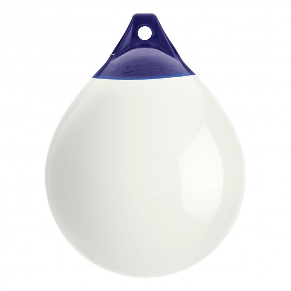 Fender and buoy Polyform A3 white/blue head - N°1 - comptoirnautique.com