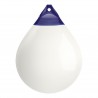 Polyform A6 fender and buoy, white/blue head