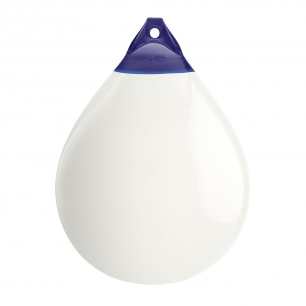 Fender and buoy Polyform A7 white/blue head - N°1 - comptoirnautique.com