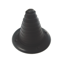 Olho do auricular preto -...