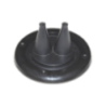 Occhiello della cuffia nero - Ø 105 mm