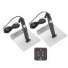 Kit flaps inox 12V pour hors-bord avec commutateur LED - N°4 - comptoirnautique.com