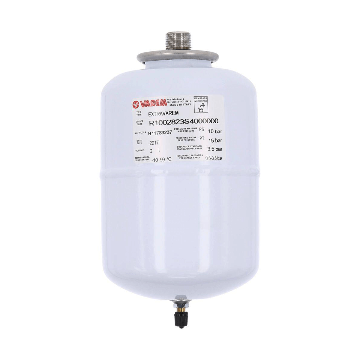 Réservoir pressurisé 2L