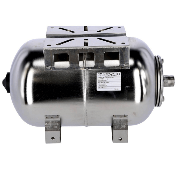 Presurized 20L stainless steel tank - N°1 - comptoirnautique.com