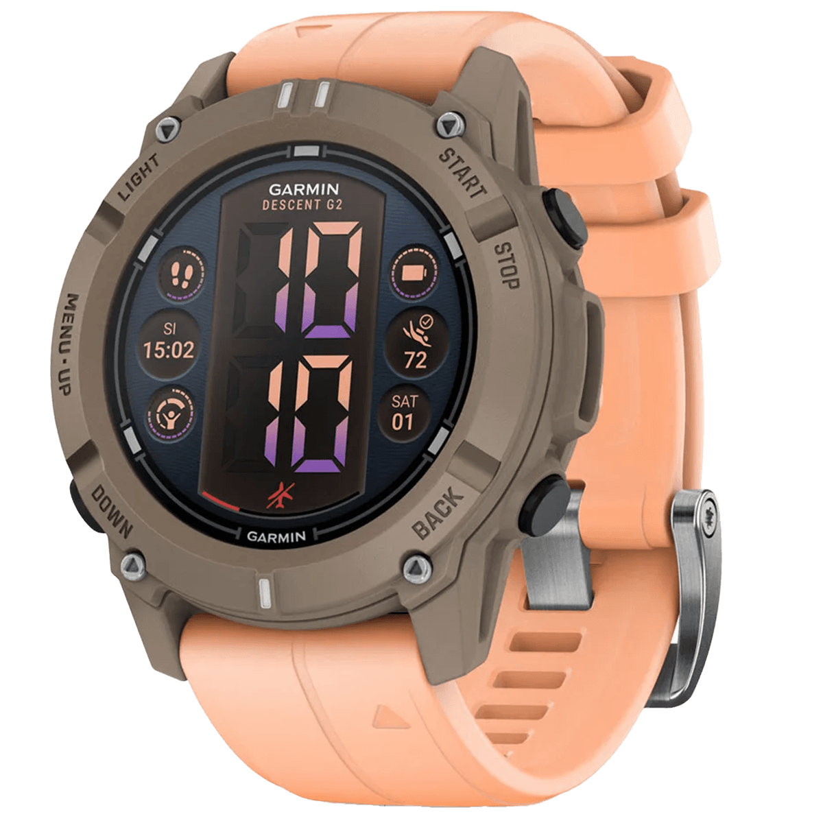 010-02986-01 - Montre de plongée Garmin Descent G2 Paloma-Corail