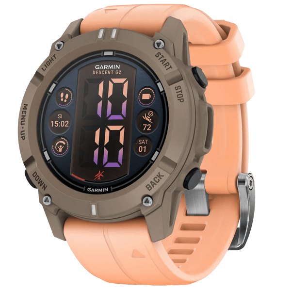 010-02986-01 - Montre de plongée Garmin Descent G2 Paloma-Corail - N°2 - comptoirnautique.com