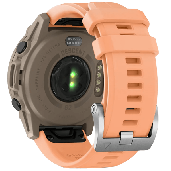 Montre de plongée Garmin Descent G2 Paloma-Corail capteurs - N°25 - comptoirnautique.com