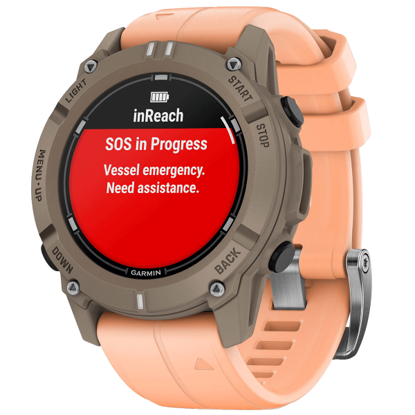 Montre de plongée Garmin Descent G2 Corail SOS - N°45 - comptoirnautique.com