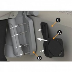 Motor mounting bracket HB -...