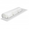 White PVC inflatable fender for pontoon boat