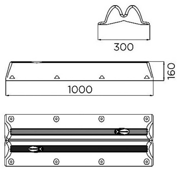Parafango per pontone Mega 1 - N°2 - comptoirnautique.com