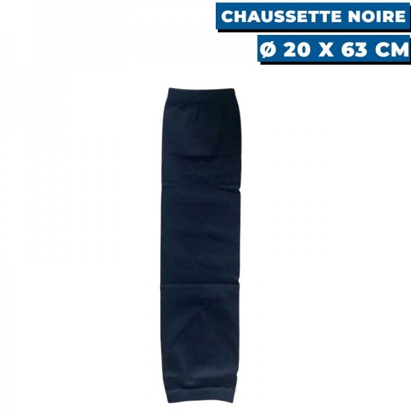 Chaussette noire pare-battage Heavy Duty Ø20 cm x 63 cm - N°5 - comptoirnautique.com