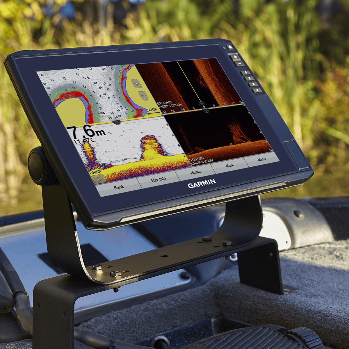 Garmin Pack EchoMap Ultra 122sv + Panoptix LiveScope LVS34 PACK122SV ...