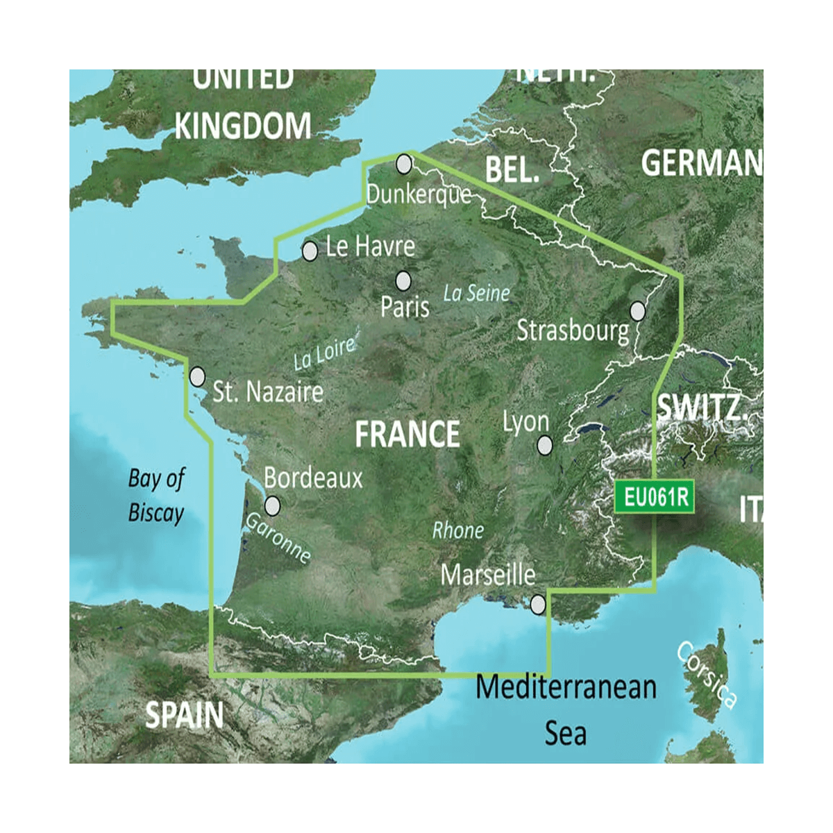Carte Bluechart G3 Vision Regular VEU061R