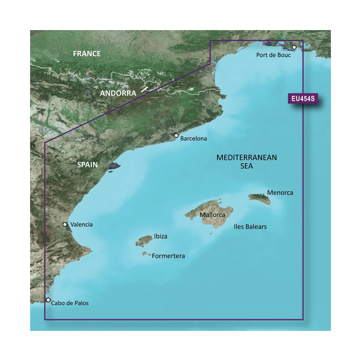 CARTE BLUECHART G3 VISION SMALL VEU454S