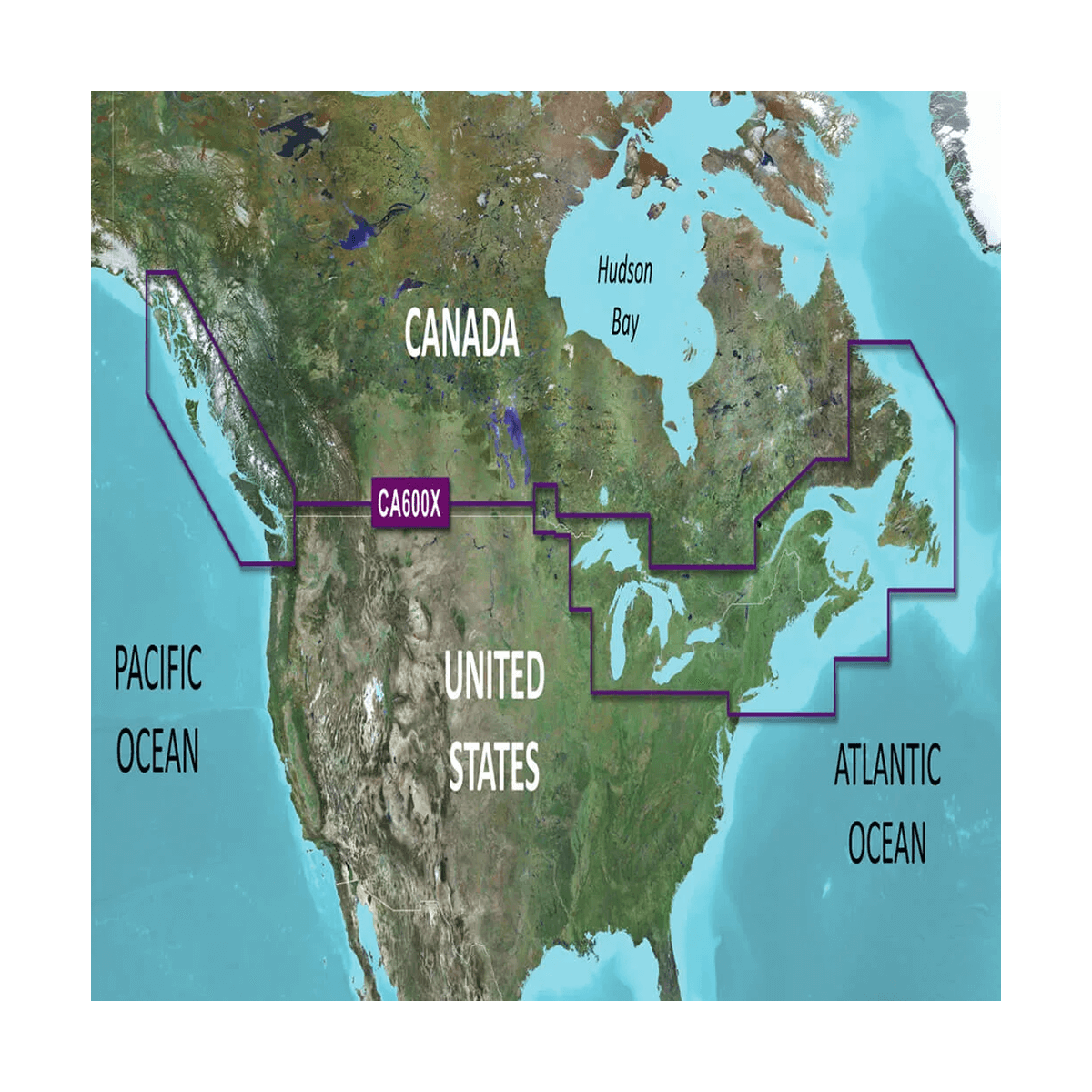 Carte de navigation BlueChart Regular HXCA600X