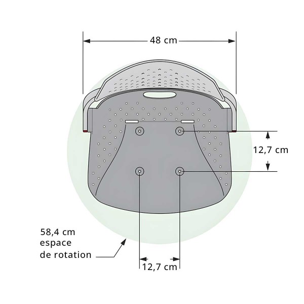 Abschließbare Sitzfläche Venture - Grau - N°3 - comptoirnautique.com