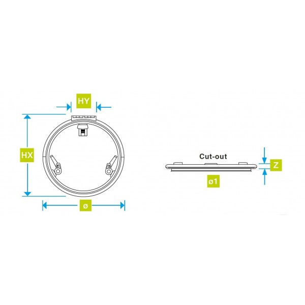 Low Profile Deck Panel T18 - rund - N°2 - comptoirnautique.com
