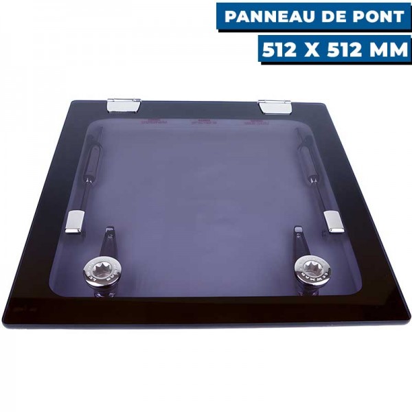 Panneau de pont Flush Inox gris T44 - N°2 - comptoirnautique.com