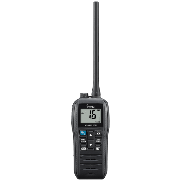 VHF portable ICOM IC-M25EURO EVO noir puissance de 5W - N°3 - comptoirnautique.com