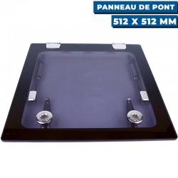 Panneau de pont Flush Inox gris foncé T44