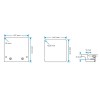 Panneau de pont Flush 3G gris T20 dimensions - N°4 - comptoirnautique.com