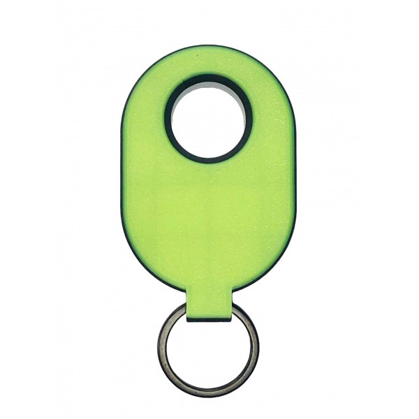 Porte-clef flottant jaune fluorescent - N°1 - comptoirnautique.com