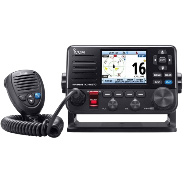 VHF IC-M510E EVO avec GPS et AIS IC-M510EAIS-EVO Icom - N°11 - comptoirnautique.com