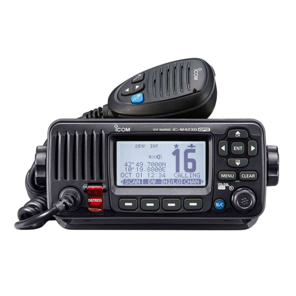 VHF IC-M423GE GPS Noire IC-M423GE-B icom - N°6 - comptoirnautique.com