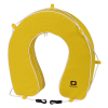 Yellow PVC horseshoe buoy - N°1 - comptoirnautique.com