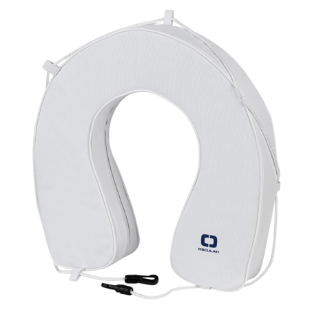 Bouée fer-à-cheval PVC blanc version equipée OSC-22.419.00 Osculati