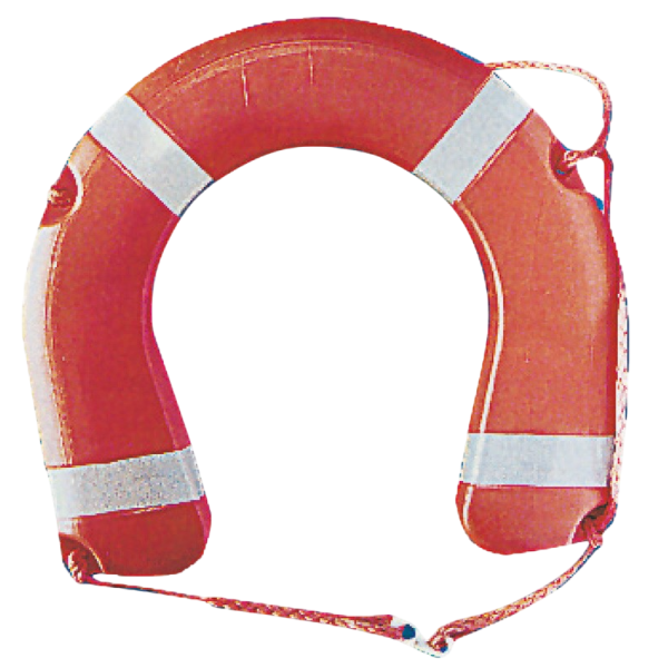 Horseshoe buoy polyethylene and expanded polyurethane - N°2 - comptoirnautique.com