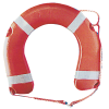 Horseshoe buoy polyethylene and expanded polyurethane - N°1 - comptoirnautique.com