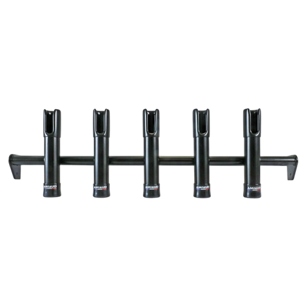 Barre porte cannes 5 cannes leaning post XL noir AM-496056 Seanox - N°1 - comptoirnautique.com
