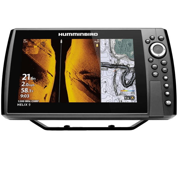 H9G4N-CMSI+TA - Humminbird Helix 9 G4N CHIRP MEGA SI+ - N°2 - comptoirnautique.com