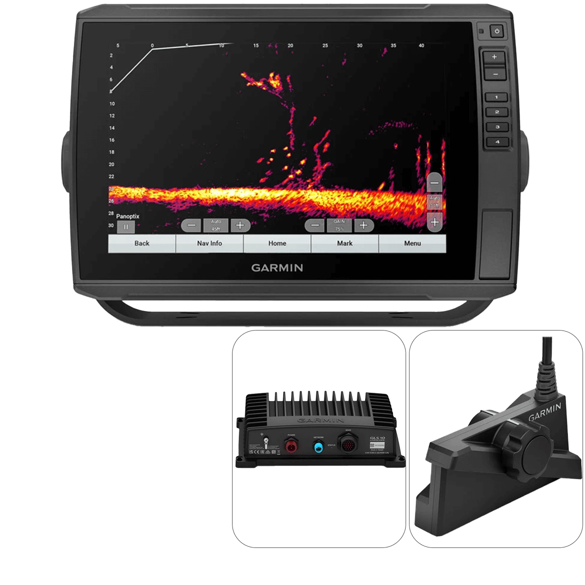 Pack Garmin EchoMap Ultra 122sv + Panoptix LiveScope LVS34