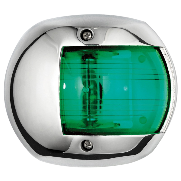 Luz de navegación de estribor Classic 20 LED - 112,5° acero inoxidable - N°2 - comptoirnautique.com