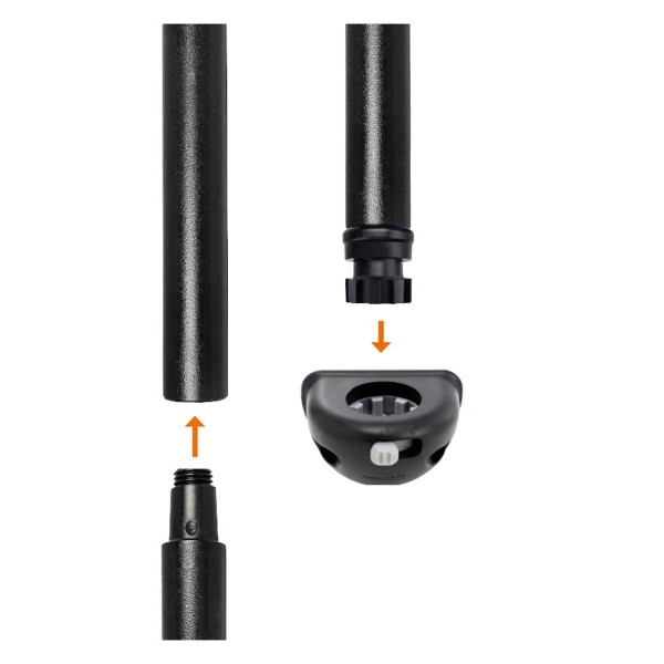 Palo luminoso a 360° e kit di fissaggio NAVISAFE - N°3 - comptoirnautique.com