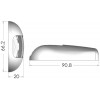 Sea-Dog starboard Luce di navigazione a LED - 12m - N°3 - comptoirnautique.com