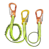 Elastische SNSM-Leine - 3 Alu-Karabinerhaken