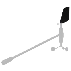 Kohlefaser-Windfahnenblatt